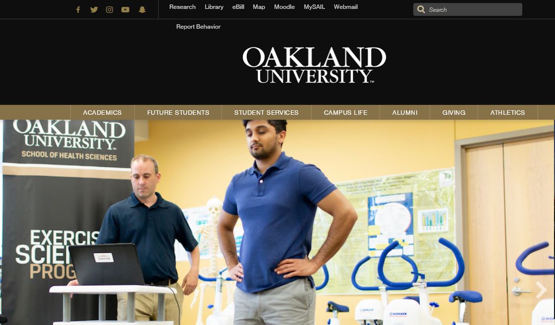 奥克兰大学(罗切斯特)Oakland University (Rochester)