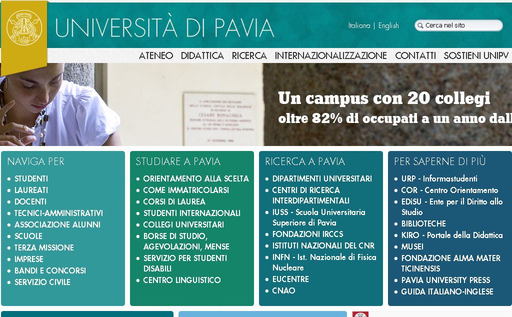 帕维亚大学 University of pavia