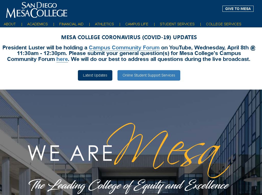 圣地亚哥梅萨学院San Diego Mesa College