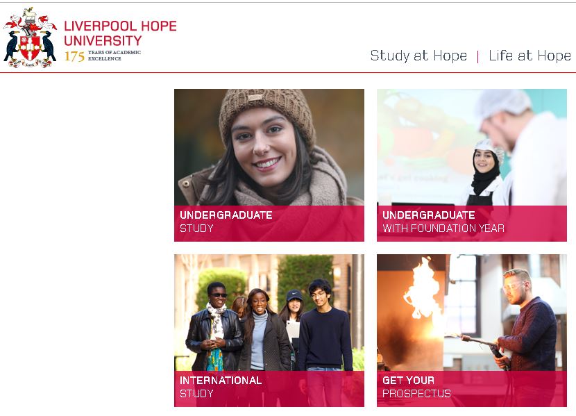 利物浦希望大学Liverpool Hope University